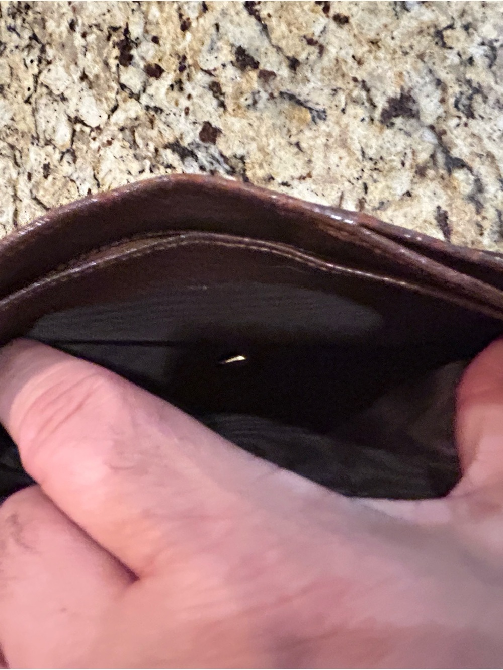 GUCCI Brown Folding Wallet Leather - Picture 7 of 10